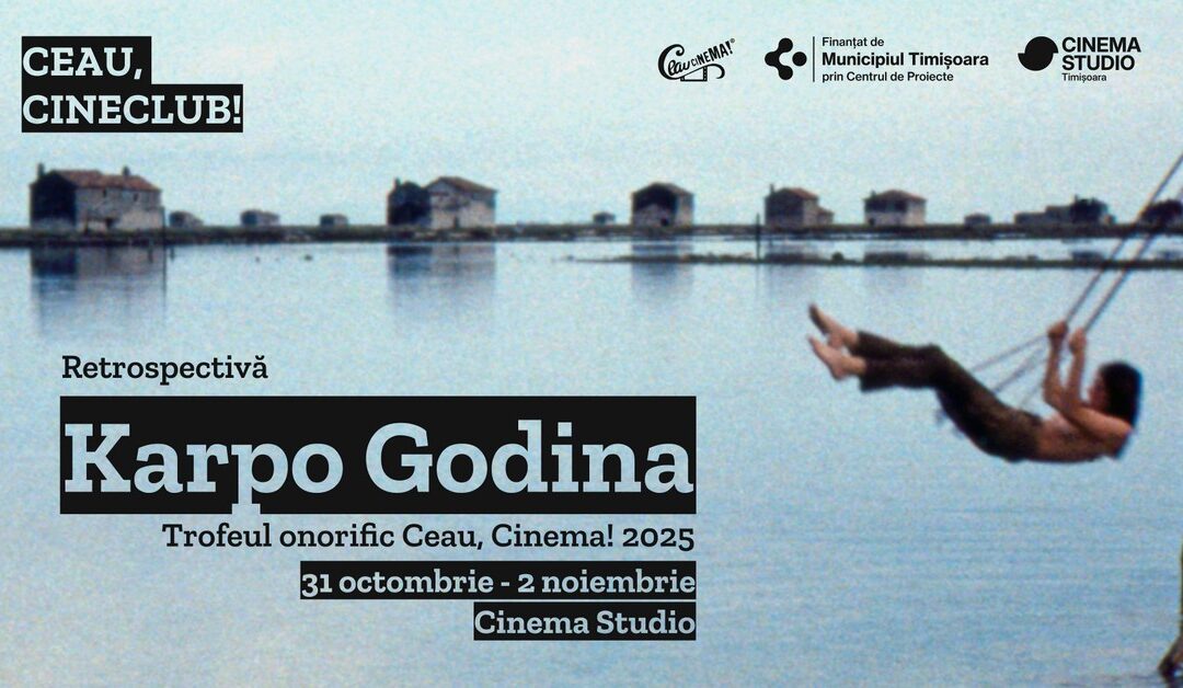 Karpo Godina, cineast legendar din fosta Iugoslavie, vine la Timişoara pentru Ceau, Cineclub!